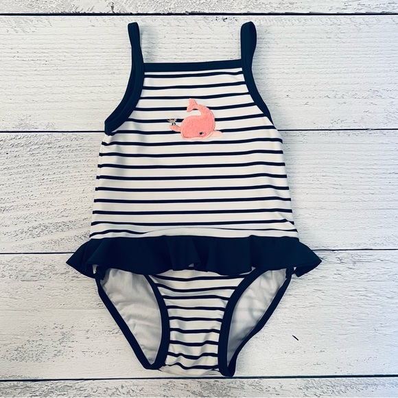 Janie and Jack Girls Swimwear Set Size 6-12 Months - Picture 4 of 6